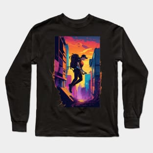 Urban Wanderlust - Embrace Exploration and Adventure Long Sleeve T-Shirt